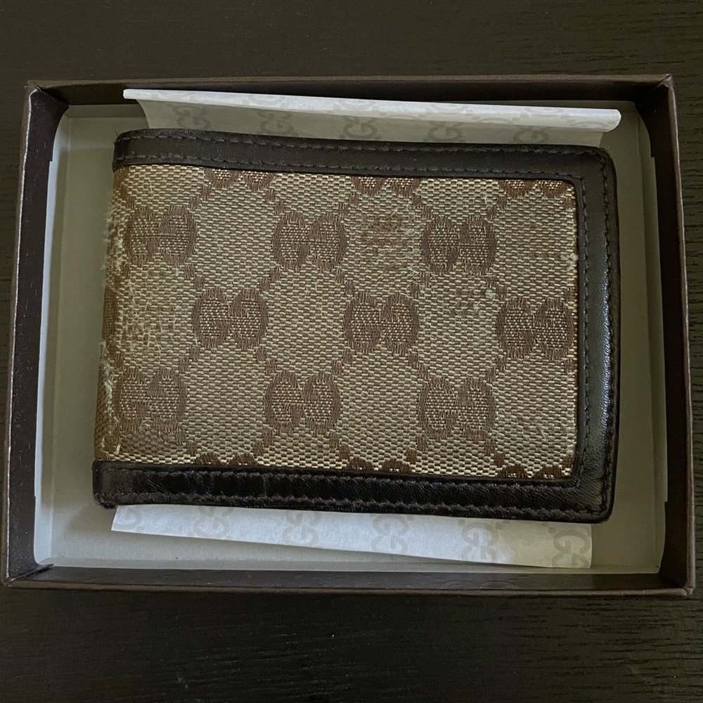 Authentic Vintage Gucci GG Monogram Wallet